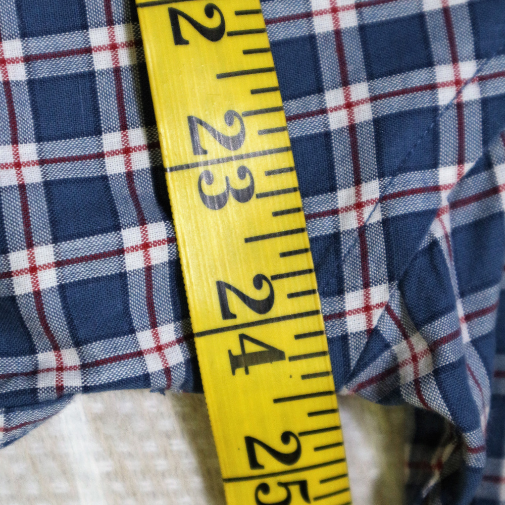 VTG TOMMY HILFIGER Flower Collar Plaid Shirt Sz Medium Men - Picture 7 of 8